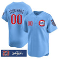 Custom Chicago Cubs draft Player Blue REYNOLDS 'Ryne Sandberg Tribute' Vapor Limited V3 Stitched Jersey