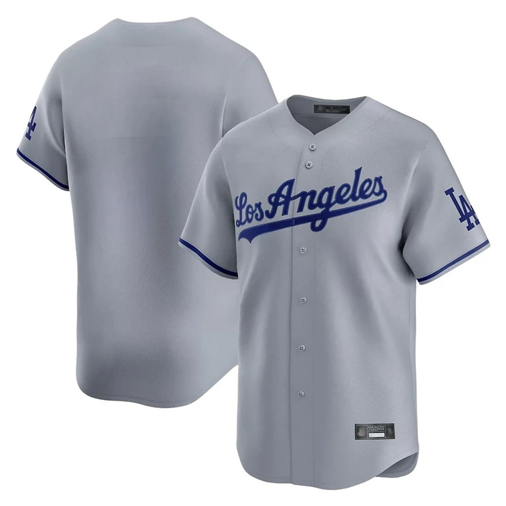 Los Angeles Dodgers Blank Player Gray REYNOLDS Limited Game Stitched Jerseys