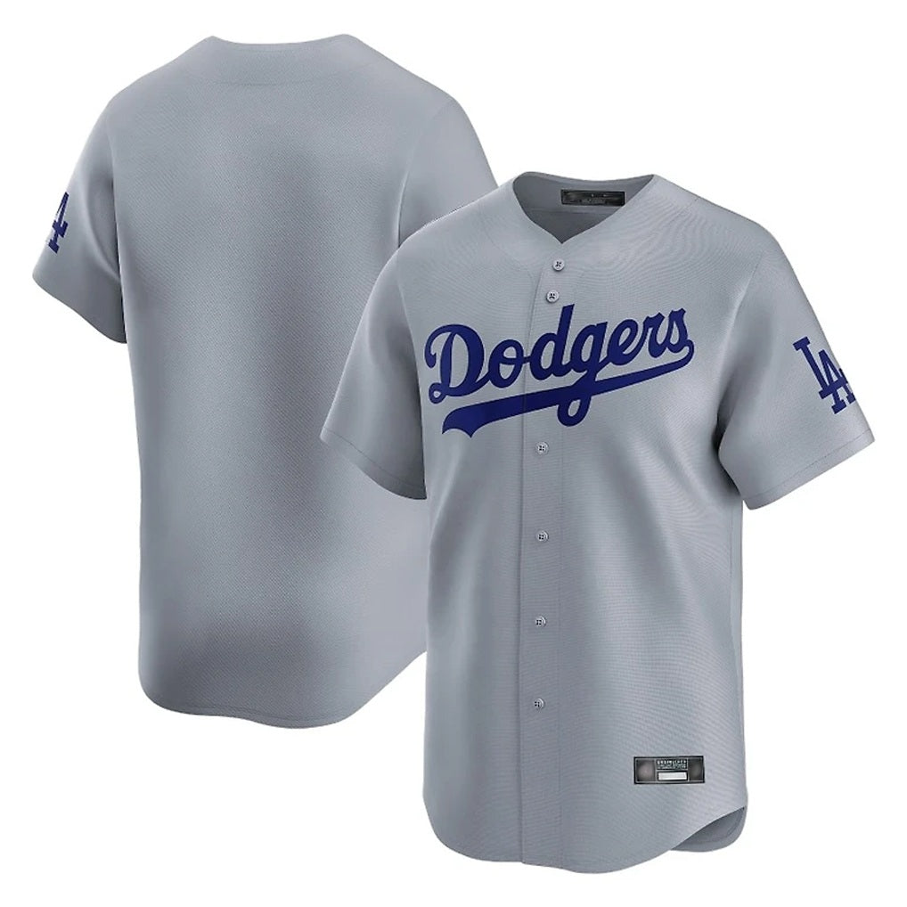 Los Angeles Dodgers Blank Player Gray REYNOLDS Limited Home Stitched Jerseys