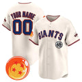 Custom San Francisco Giants x Dragon Ball Cream REYNOLDS Vapor Premier Limited Jersey - All Stitched