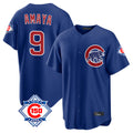 Chicago Cubs #9 Miguel Amaya Player Royal REYNOLDS 150th Anniversary Home Game Stitched Jerseys