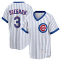 Chicago Cubs #3 Alex Bregman Player White REYNOLDS T-shirt Cooperstown Collection Limited Stitched Jerseys