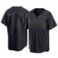 Chicago Cubs #4 Pete Crow-Armstrong Player Black REYNOLDS T-shirt Home Game Stitched Jerseys