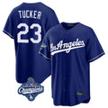 Los Angeles Dodgers #23 Kyle Tucker Player Royal REYNOLDS World Series Meet Game Stitched Jerseys