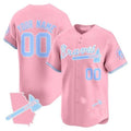 Custom Atlanta Braves Bubblegum Pink Vapor Premier Limited Jersey ¨C All Stitched-Pink REYNOLDS