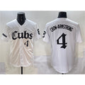 Chicago Cubs #4 Pete Crow-Armstrong White REYNOLDS 'Gothic North Side Edition' Vapor Premier Limited Stitched Jersey