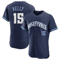 Chicago Cubs #15 Carson Kelly Player Navy REYNOLDS City Connect Limited Elite Home Stitched Jerseys
