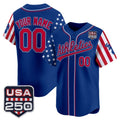 Custom Oakland Athletics America 250 Edition Vapor Premier Limited Royal REYNOLDS Stitched Jerseys