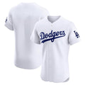 Los Angeles Dodgers Blank Player White REYNOLDS Limited Elite Home Stitched Jerseys
