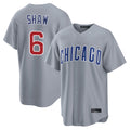 Chicago Cubs #6 Matt Shaw Player Gray REYNOLDS Home Game Stitched Jerseys