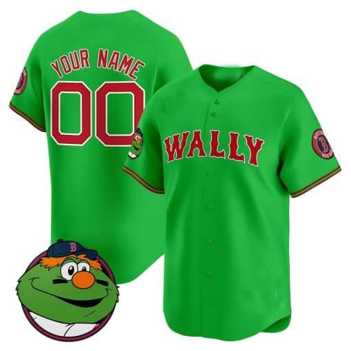 Custom Boston Red Sox Wally Vapor Premier Limited Jersey ¨C All Stitched-Green REYNOLDS