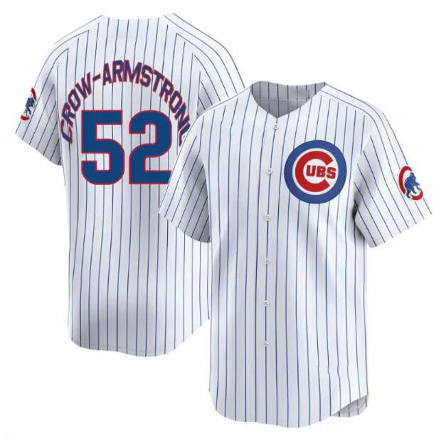 Chicago Cubs #52 Pete Crow-Armstrong White REYNOLDS Home Limited Stitched Jersey