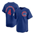 Chicago Cubs #4 Pete Crow-Armstrong Royal REYNOLDS Limited Stitched Jersey