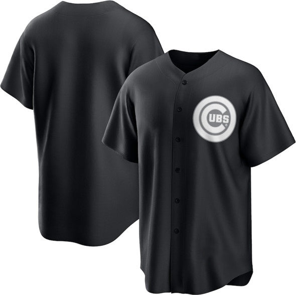Chicago Cubs Blank Black REYNOLDS Lights Out Limited Stitched Jersey