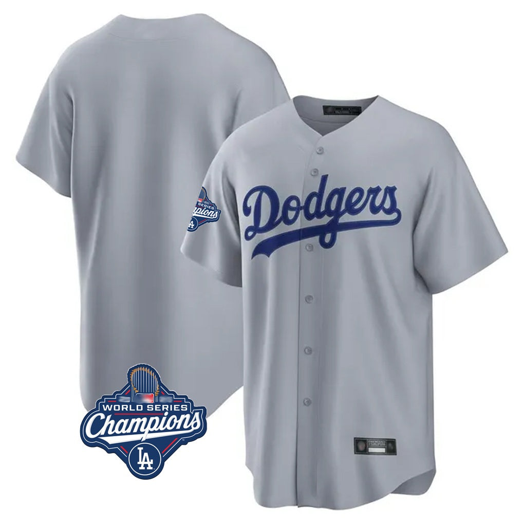 Los Angeles Dodgers Blank Player Gray REYNOLDS Game Home World Series Meet Stitched Jerseys