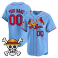 Custom St. Louis Cardinals x One Piece Blue REYNOLDS Vapor Premier Limited Jersey - Stitched