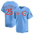 Chicago Cubs #25 Moises ballesteros Blue REYNOLDS 2024 25 2nd Alternate Limited Stitched Jersey