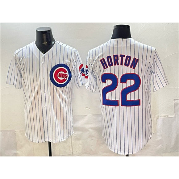 Chicago Cubs #22 Cade Horton White REYNOLDS Cool Base Stitched Jersey
