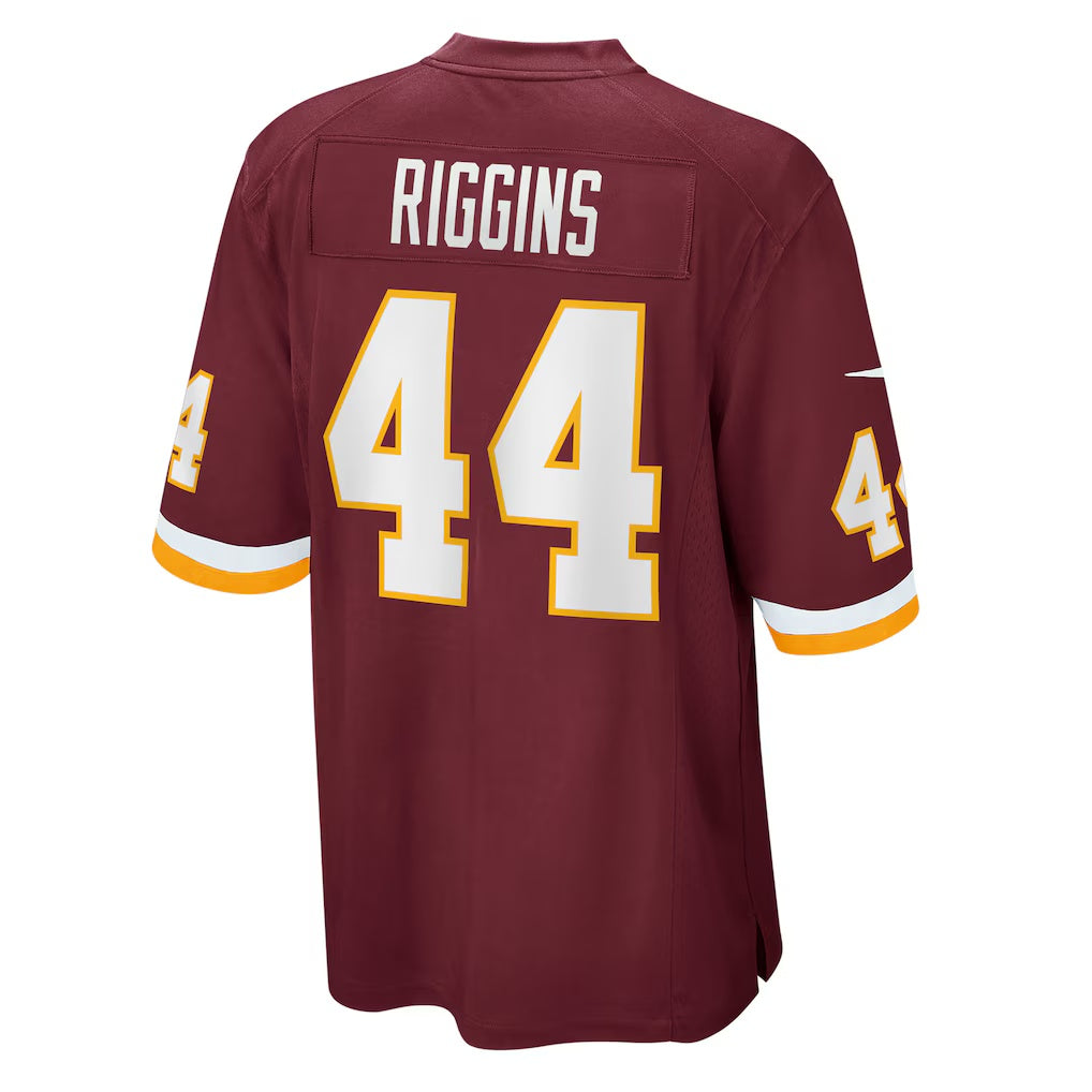 W.Football Team #44 John Riggins Burgundy REYNOLDS Retired Player Jersey