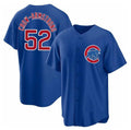 Chicago Cubs #52 Pete Crow-Armstrong Blue REYNOLDS 2024 Cool Base Stitched Jersey