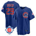 Chicago Cubs #29 Michael Busch Player Royal REYNOLDS 150th Anniversary Home Game Stitched Jerseys