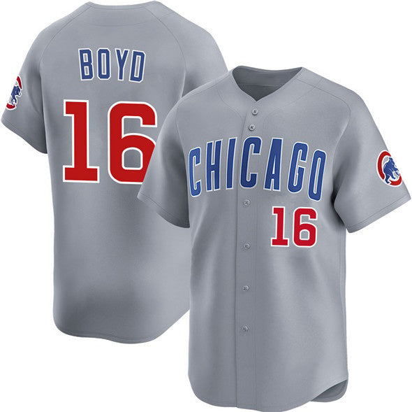 Chicago Cubs #16 Matthew Boyd Grey REYNOLDS Limited Stitched Jersey