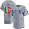 Chicago Cubs #16 Matthew Boyd Grey REYNOLDS Limited Stitched Jersey