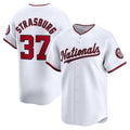 Washington Nationals #37 Stephen Strasburg White REYNOLDS Home Limited Player Jersey