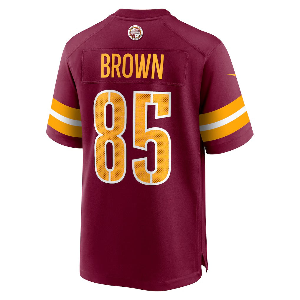 W.Commanders #85 Noah Brown Burgundy REYNOLDS Game Jersey