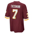 W.Football Team #7 Joe Theismann Burgundy REYNOLDS Retired Player Jersey