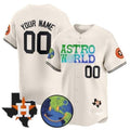Custom Houston Astros Cactus Jack Astro World Vapor Premier Limited Jersey ¨C All Stitched-Cream REYNOLDS
