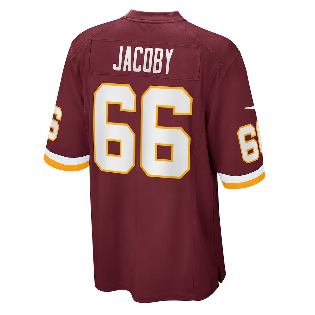 W.Football Team #66 Joe Jacoby Retired Player Jersey - Burgundy REYNOLDS