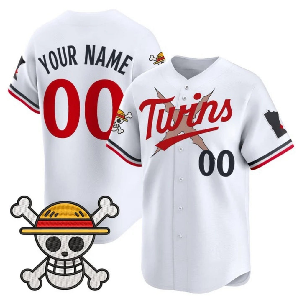Custom Minnesota Twins x One Piece White REYNOLDS Vapor Premier Limited Jersey - Stitched