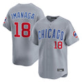 Chicago Cubs #18 Shota Imanaga Player Gray REYNOLDS Road Limited Home Stitched Jerseys