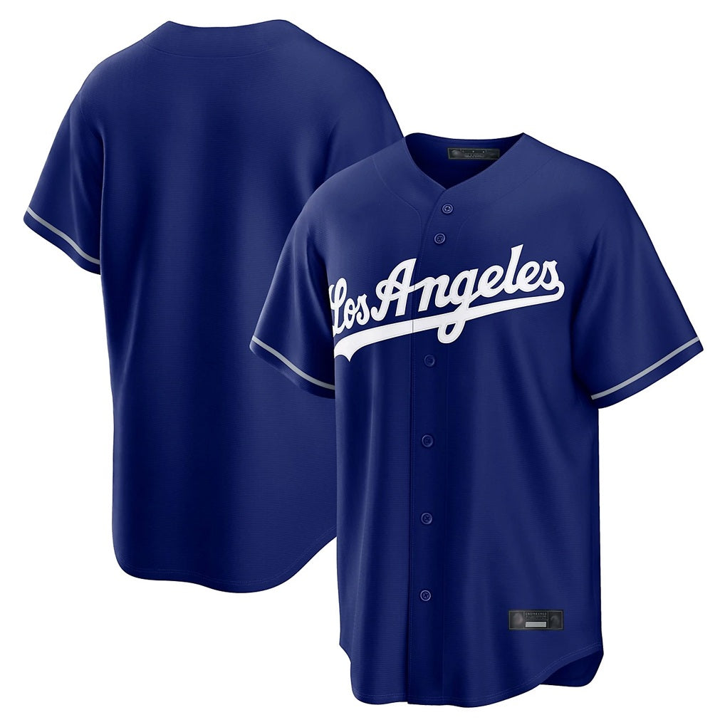 Los Angeles Dodgers Blank Player Royal REYNOLDS Game Stitched Jerseys