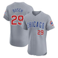 Chicago Cubs #29 Michael Busch Player Gray REYNOLDS Road Limited Elite Home Stitched Jerseys