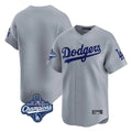 Los Angeles Dodgers Blank Player Gray REYNOLDS Limited Home World Series Meet Stitched Jerseys