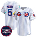 Chicago Cubs #5 Christopher Morel White REYNOLDS 2025 Tokyo Series Limited Stitched Jersey