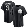 Chicago Cubs #3 Alex Bregman Player Black REYNOLDS Game Stitched Jerseys