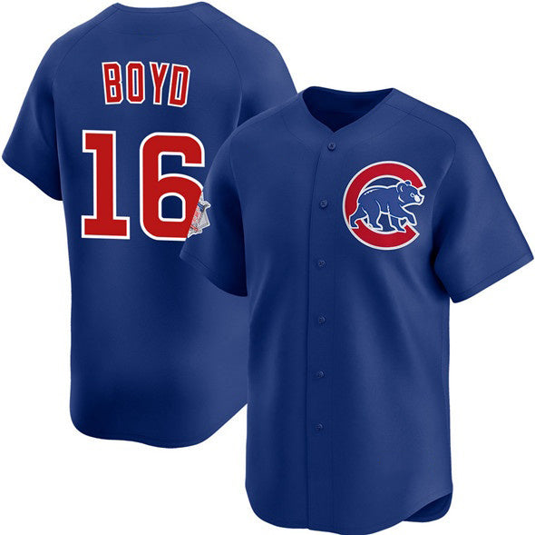 Chicago Cubs #16 Matthew Boyd Royal REYNOLDS Limited Stitched Jersey