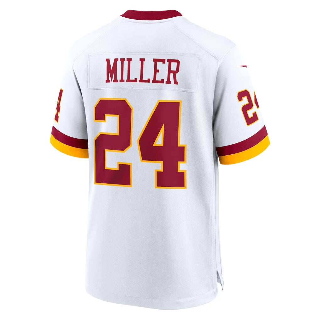 W.Commanders #24 Von Miller White REYNOLDS Game Jersey