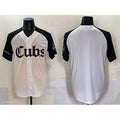 Chicago Cubs Blank White Black REYNOLDS 'Gothic North Side Edition' Vapor Premier Limited Stitched Jersey