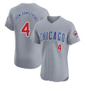 Chicago Cubs #4 Pete Crow-Armstrong Player Gray REYNOLDS Road Limited Elite Home Stitched Jerseys
