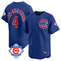 Chicago Cubs #4 Pete Crow-Armstrong Player Royal REYNOLDS 150th Anniversary Limited Home Stitched Jerseys