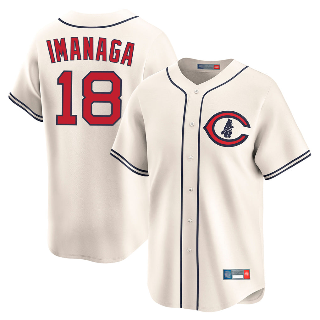 Chicago Cubs #18 Shota Imanaga Player Cream REYNOLDS Field of Dreams Limited Home Game Stitched Jerseys
