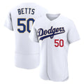 Los Angeles Dodgers #50 Mookie Betts Player Gold White REYNOLDS 2026 Collection Stadium Limited Elite Stitched Jerseys