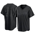 Los Angeles Dodgers #25 Tommy Edman Player Black REYNOLDS Pitch Fashion T-shirt Stitched Jerseys