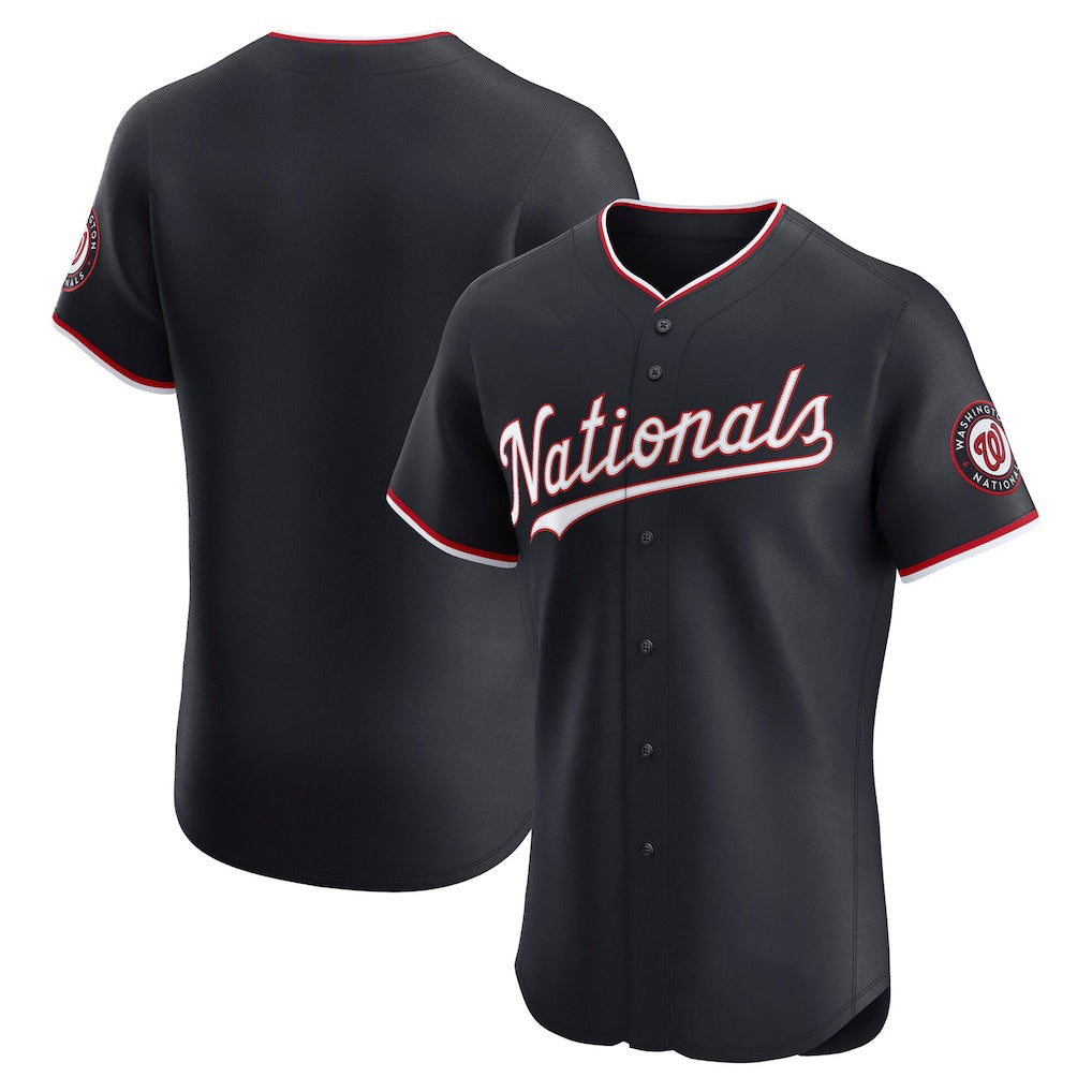Washington Nationals Navy REYNOLDS Alternate Elite Jersey