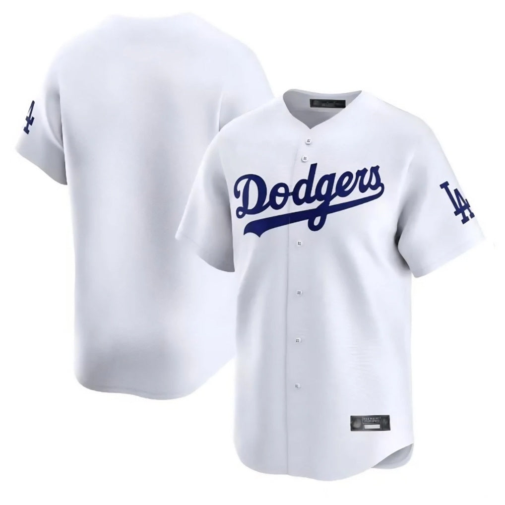 Los Angeles Dodgers Blank Player White REYNOLDS Limited Home Stitched Jerseys