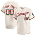 Custom Chicago White Sox Mexico Vapor Premier Limited Jersey V3- Cream REYNOLDS